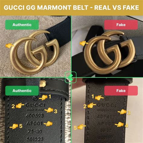 gucci belt fake vs real 2017